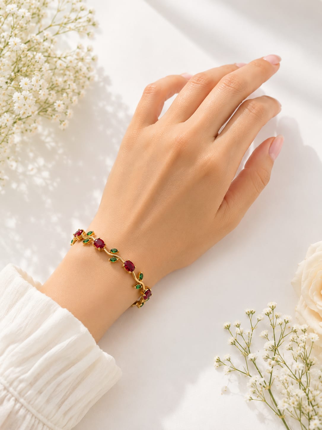 Scarlet Tulip Bracelet