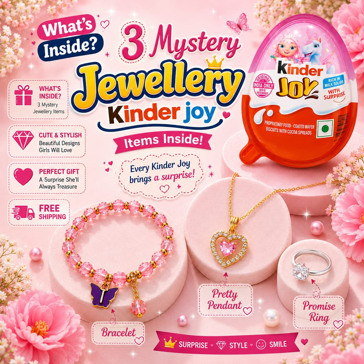 Mystery Jewellery Kinder Joy