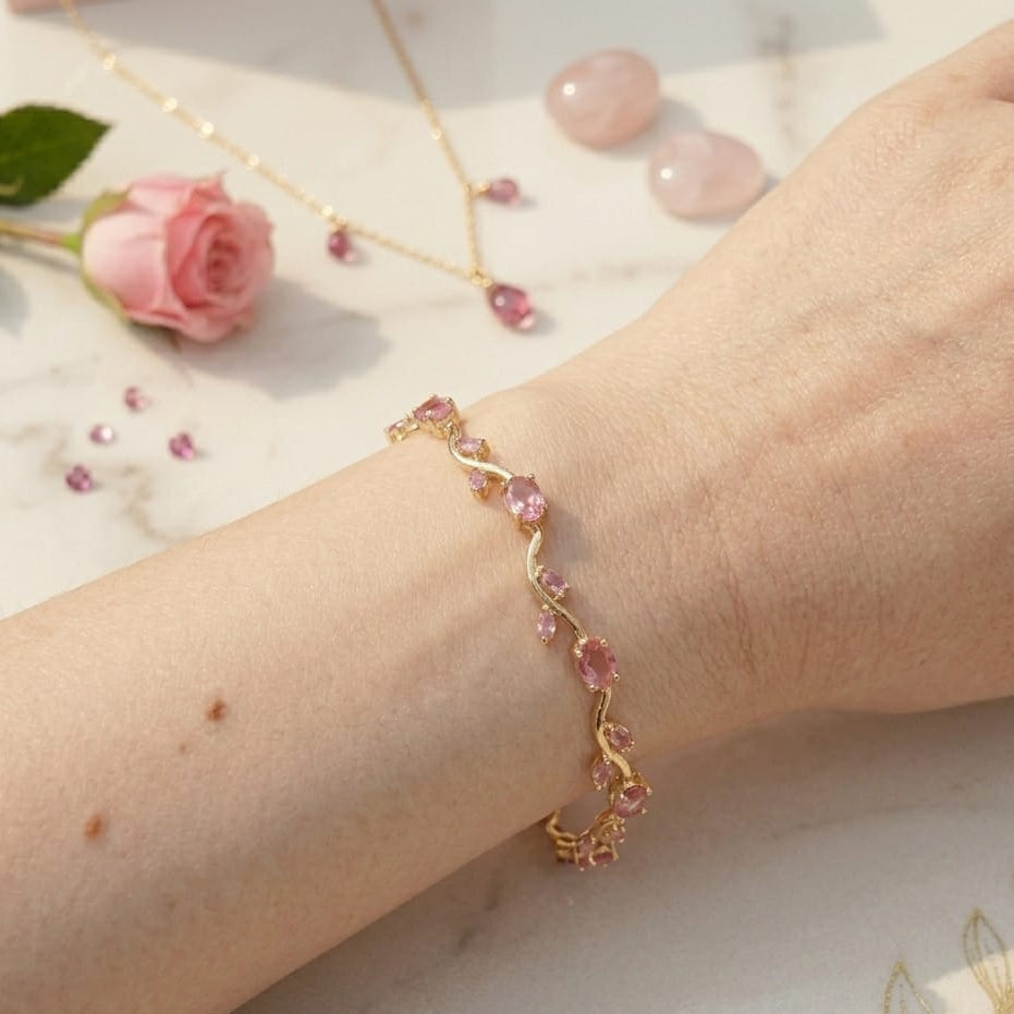 Cherry Blossom Tulip Bracelet