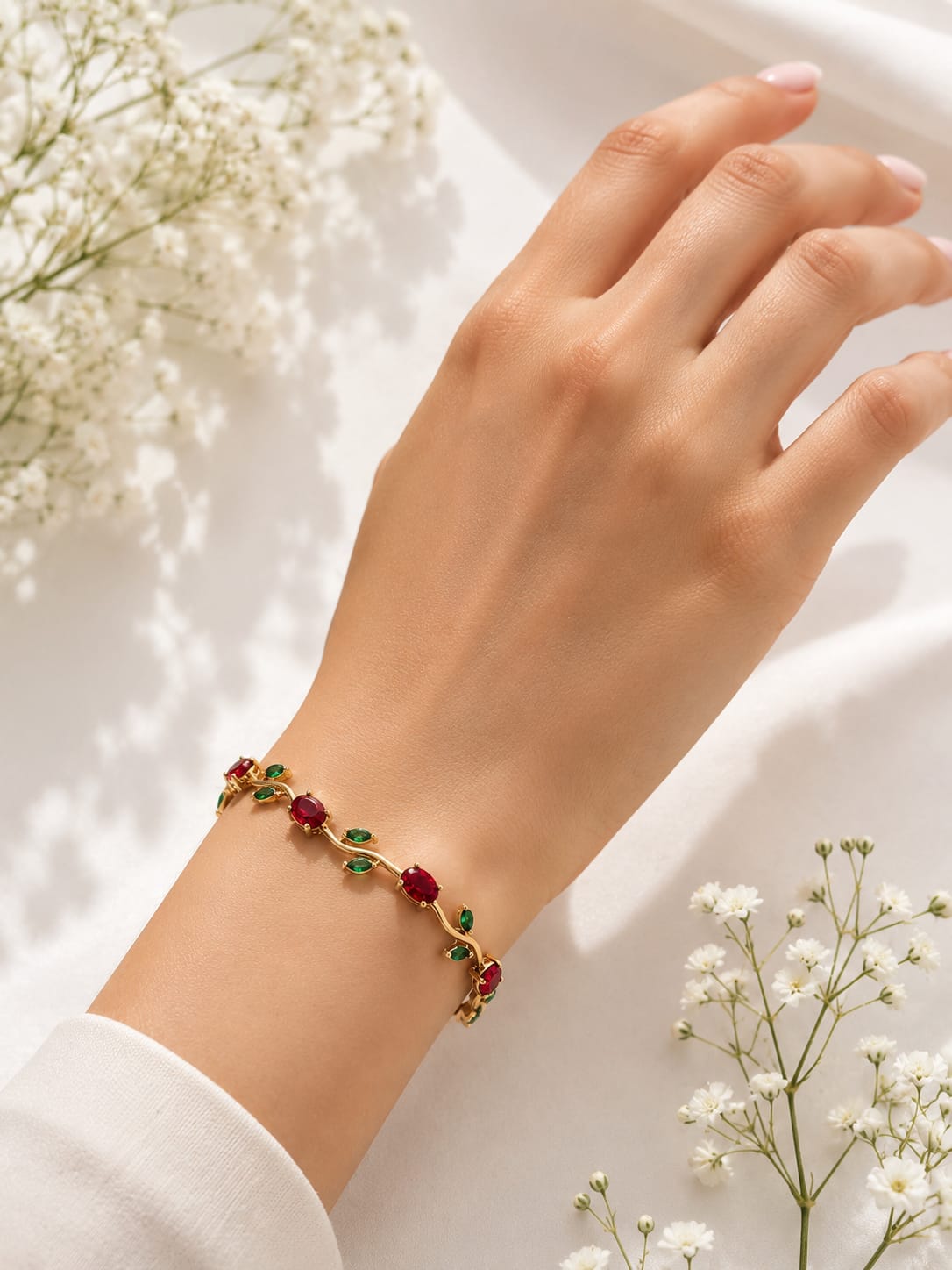 Scarlet Tulip Bracelet