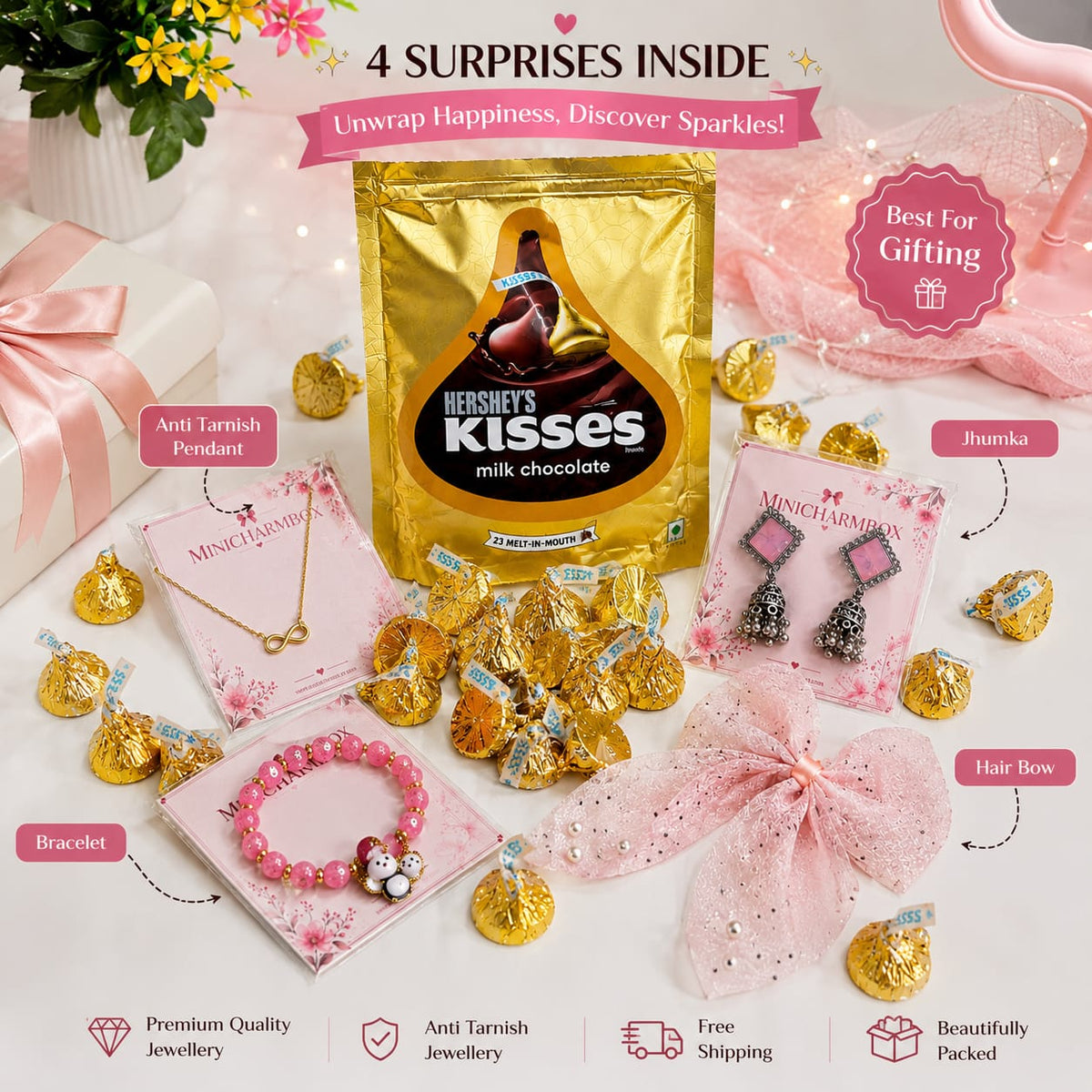 Kisses Mystery Jewellery Chocolate Pack