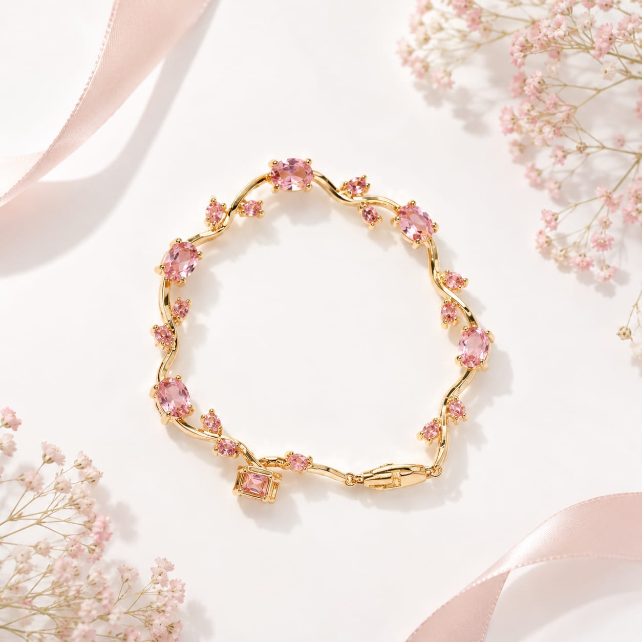Cherry Blossom Tulip Bracelet