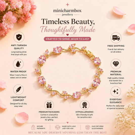 Cherry Blossom Tulip Bracelet