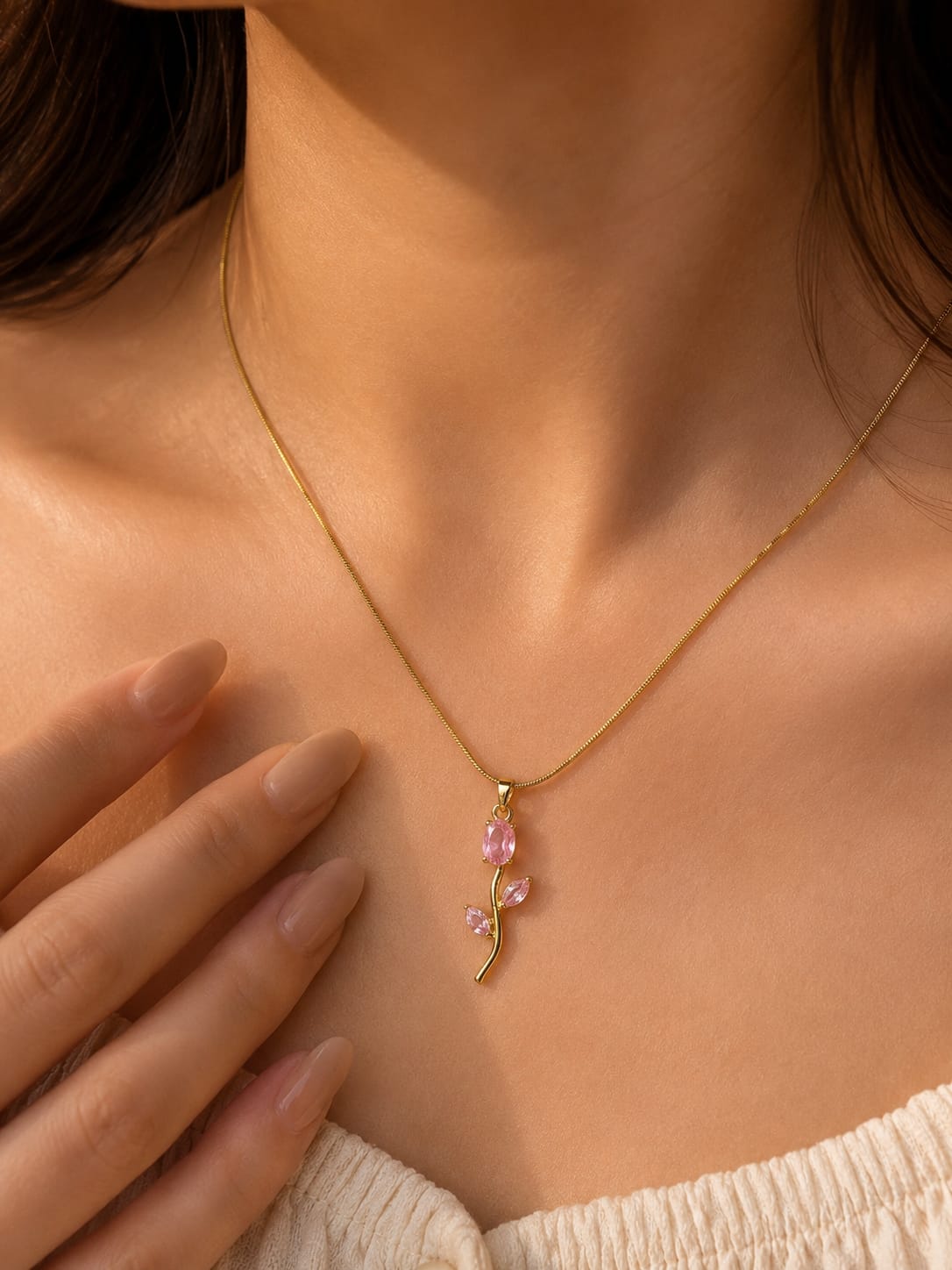 Viral Tulip Necklace