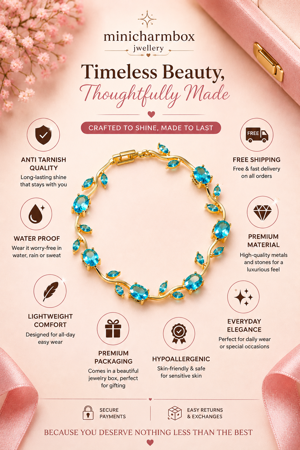 Viral Cinderella Bracelet 💙